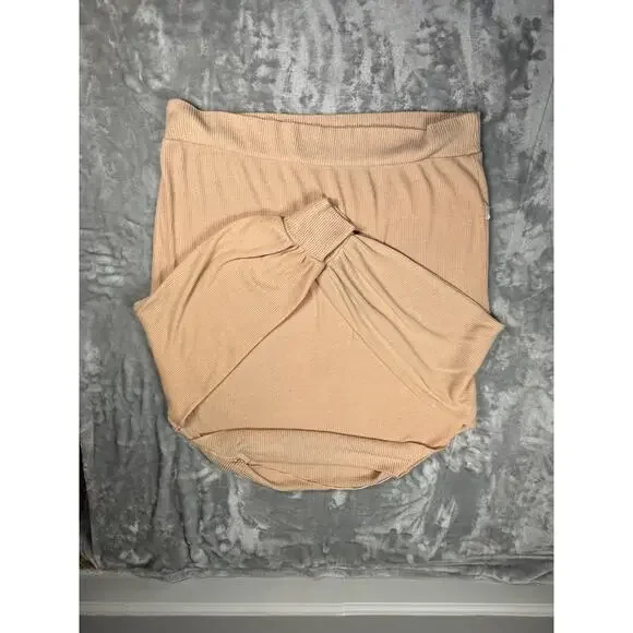 Free People Women's Main Squeeze Brushed Hacci Ribbed Pink Size Small - Picture 5 of 7